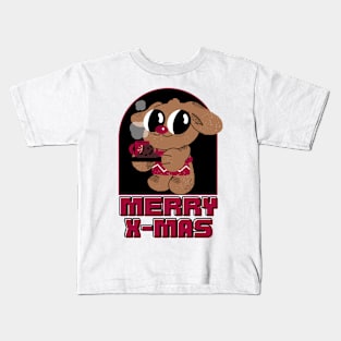 CHIRSTMAS BEAR WITH COCOA Kids T-Shirt